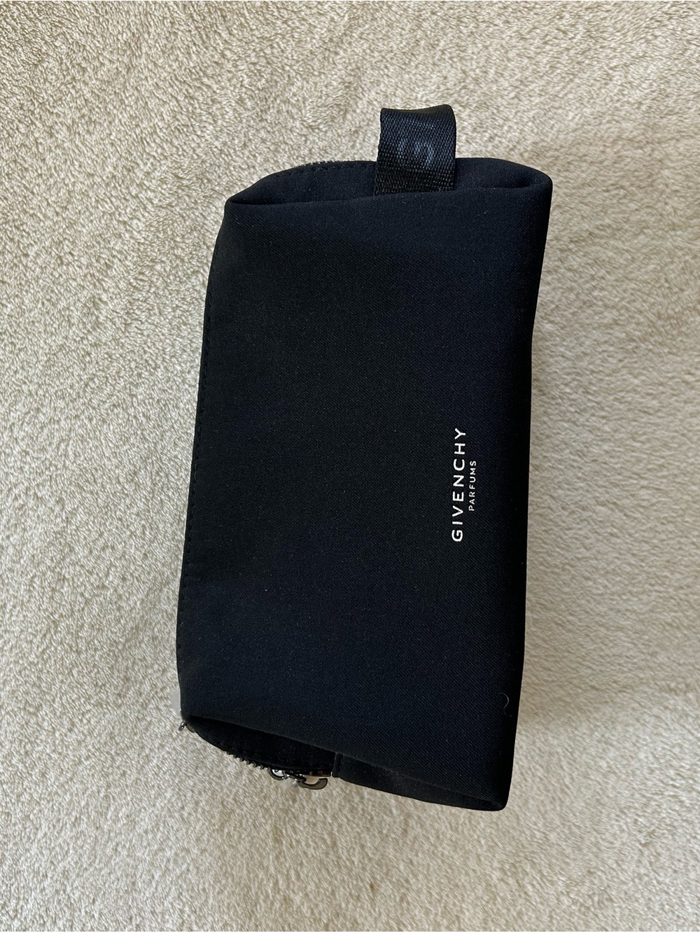 Givenchy Black Men's Toiletry Pouch with Logo